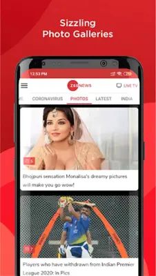 Zee Hindi News android App screenshot 1